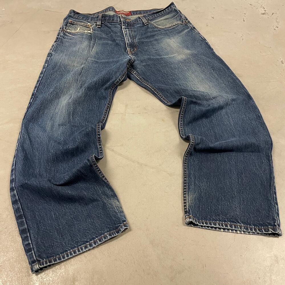 Vintage Y2K faded baggy jeans 36x30